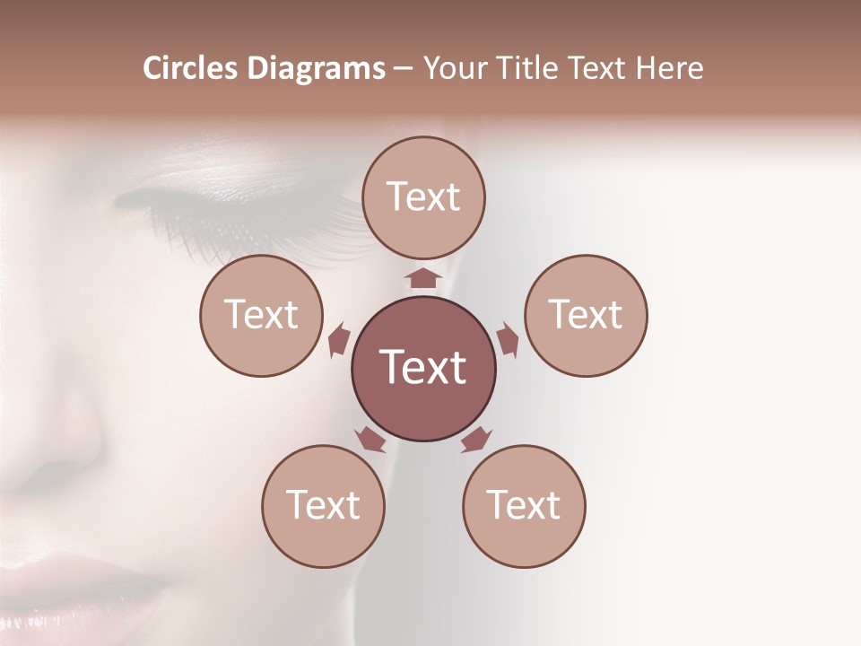 Face Style Female PowerPoint Template