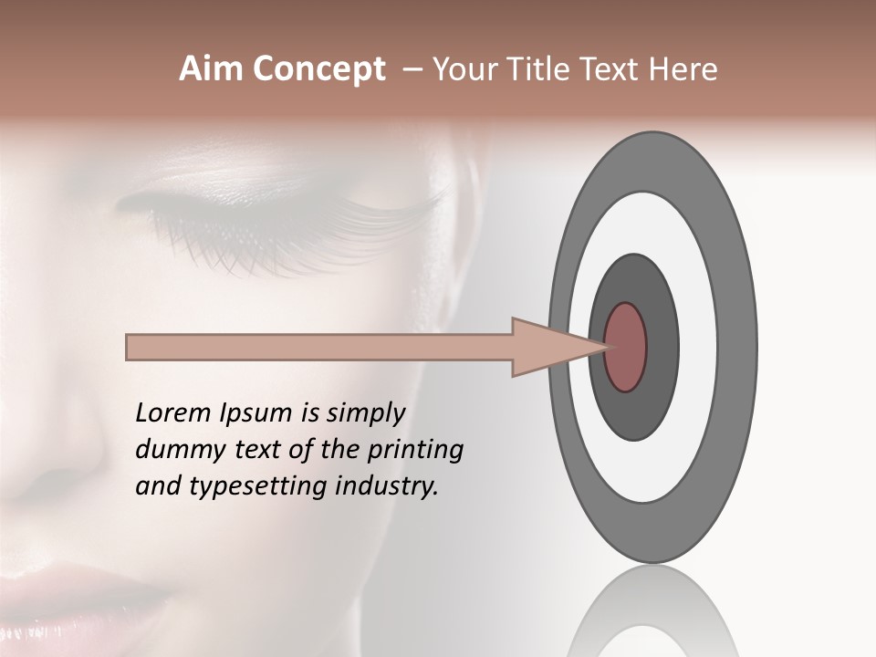 Face Style Female PowerPoint Template