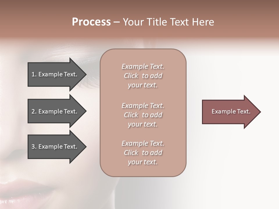 Face Style Female PowerPoint Template