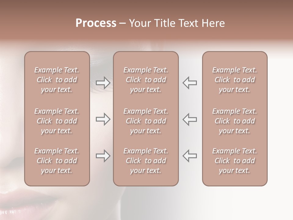 Face Style Female PowerPoint Template