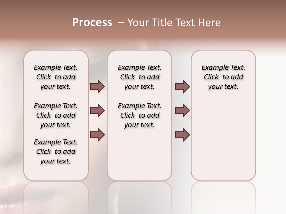 Face Style Female PowerPoint Template