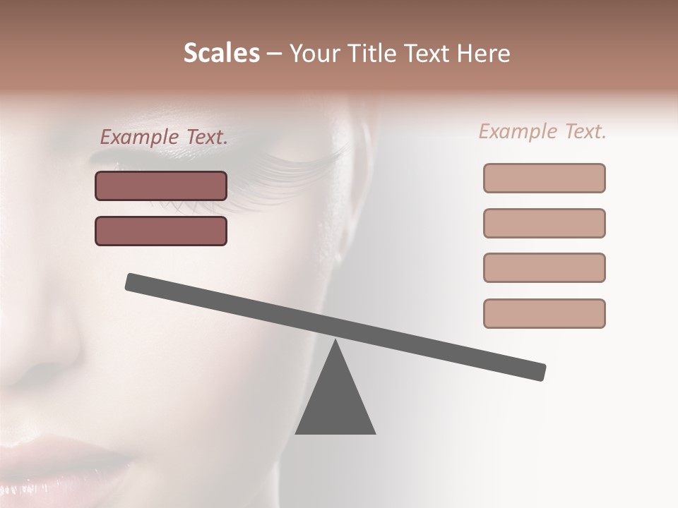 Face Style Female PowerPoint Template