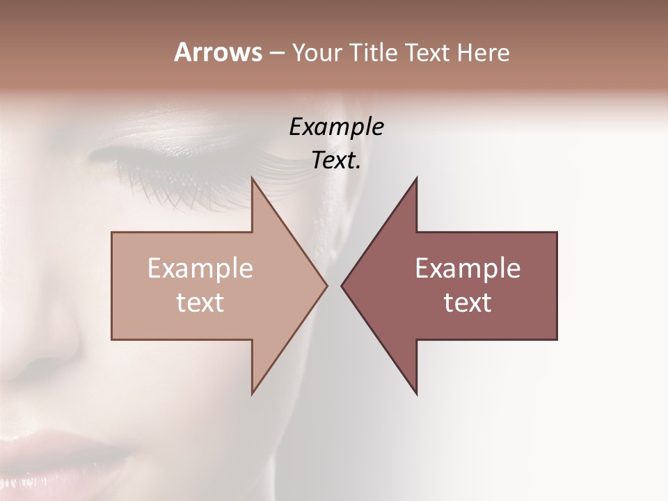 Face Style Female PowerPoint Template