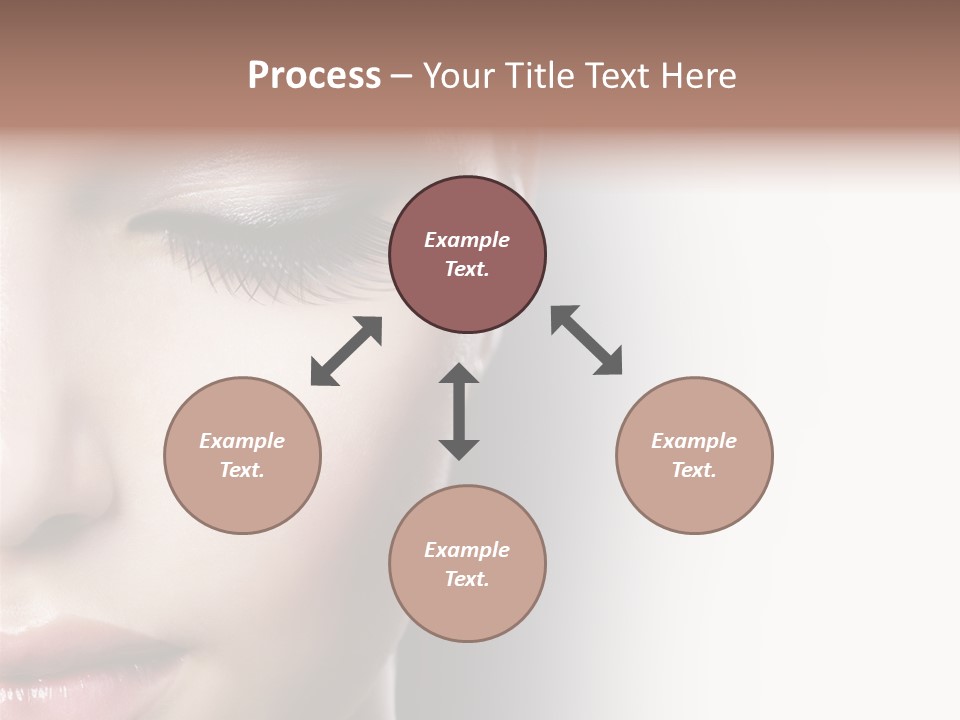 Face Style Female PowerPoint Template