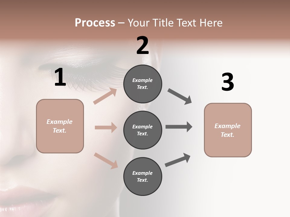Face Style Female PowerPoint Template