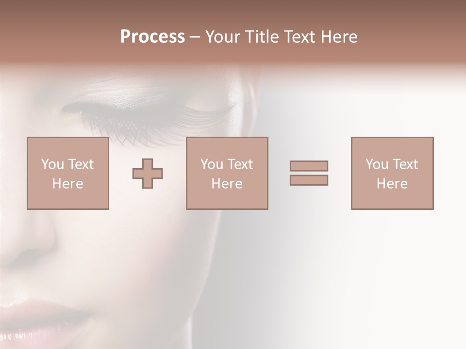 Face Style Female PowerPoint Template