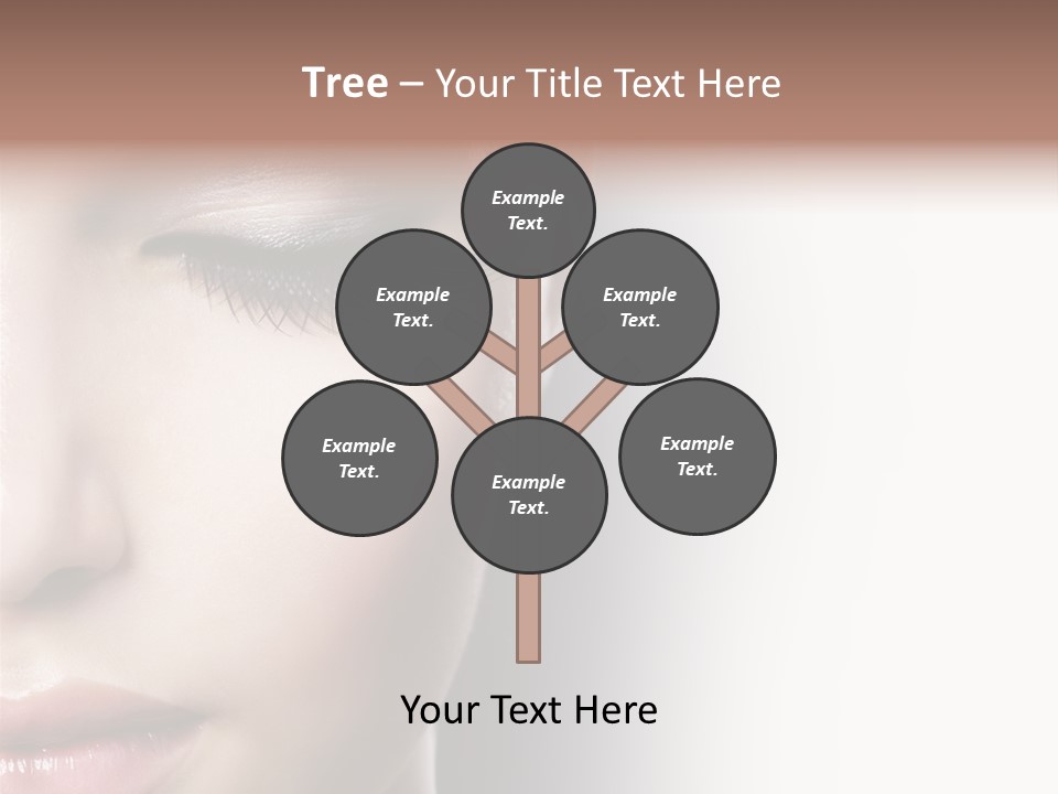 Face Style Female PowerPoint Template