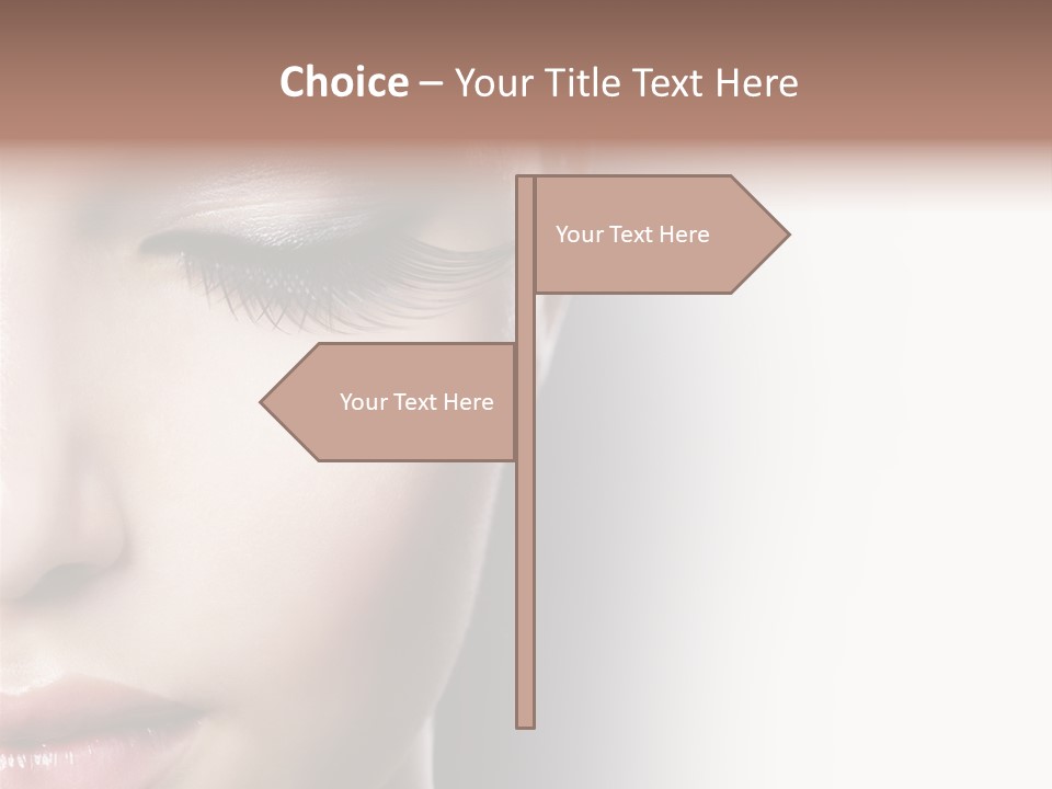 Face Style Female PowerPoint Template