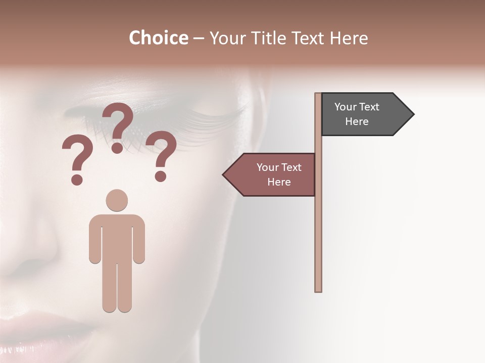 Face Style Female PowerPoint Template