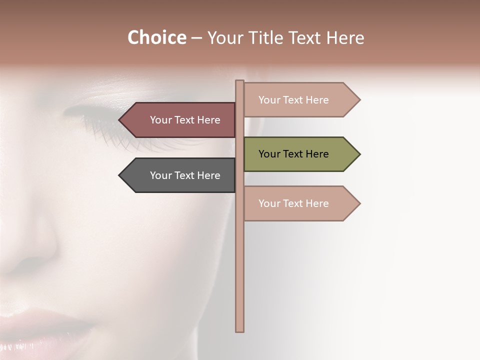 Face Style Female PowerPoint Template