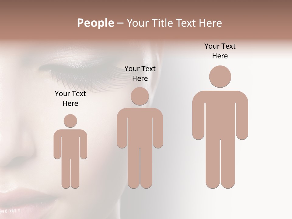 Face Style Female PowerPoint Template