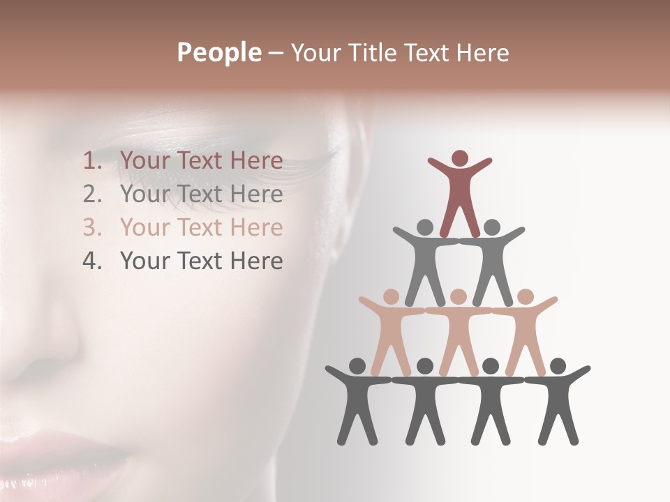 Face Style Female PowerPoint Template