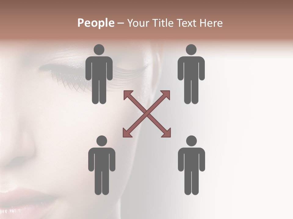 Face Style Female PowerPoint Template