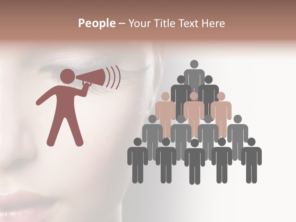 Face Style Female PowerPoint Template