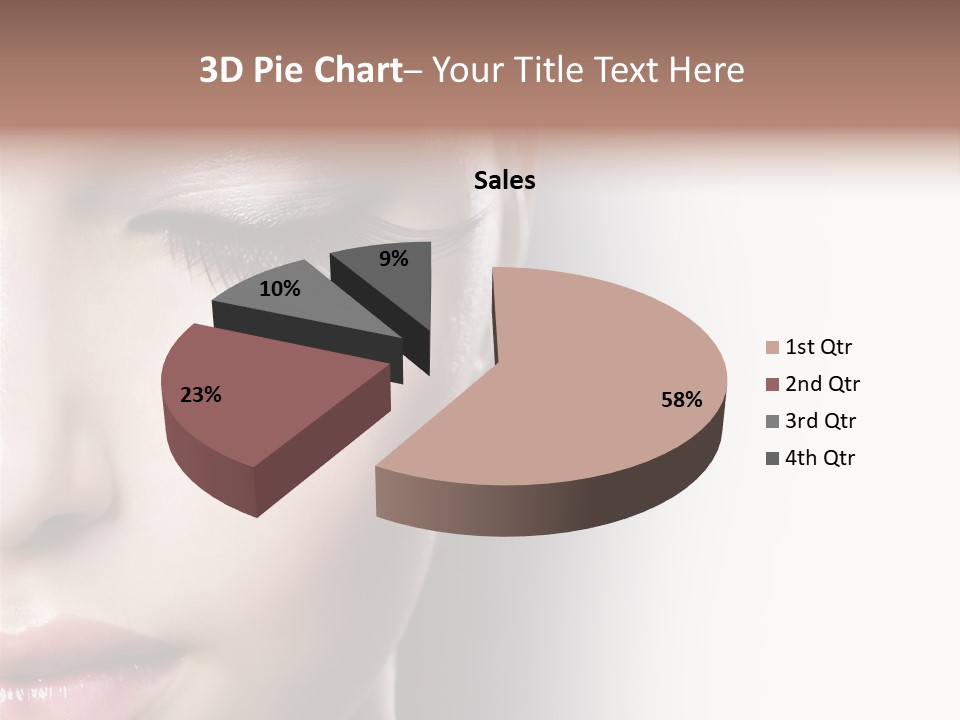 Face Style Female PowerPoint Template