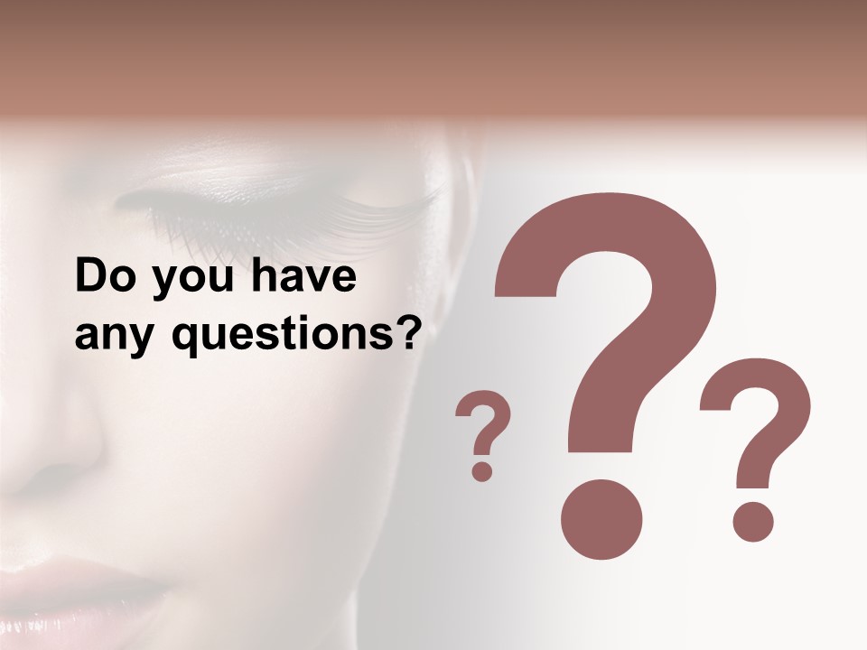 Face Style Female PowerPoint Template