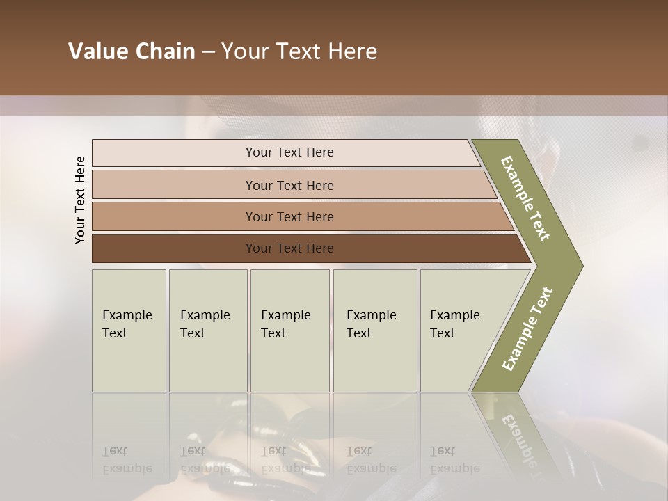 Bokeh Brunette Beautiful PowerPoint Template