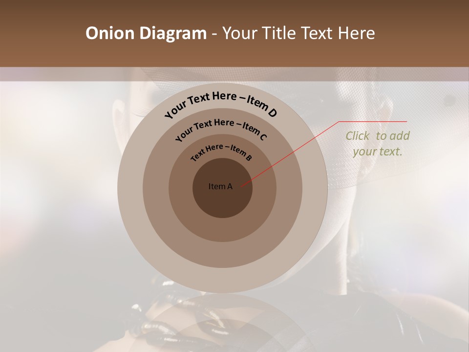 Bokeh Brunette Beautiful PowerPoint Template