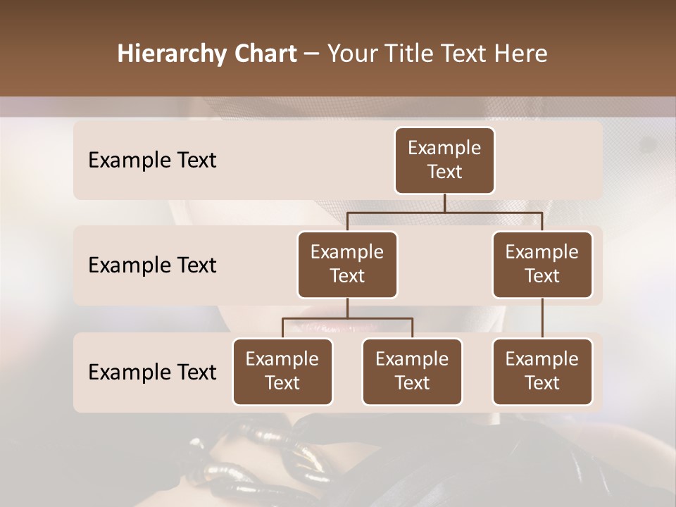 Bokeh Brunette Beautiful PowerPoint Template