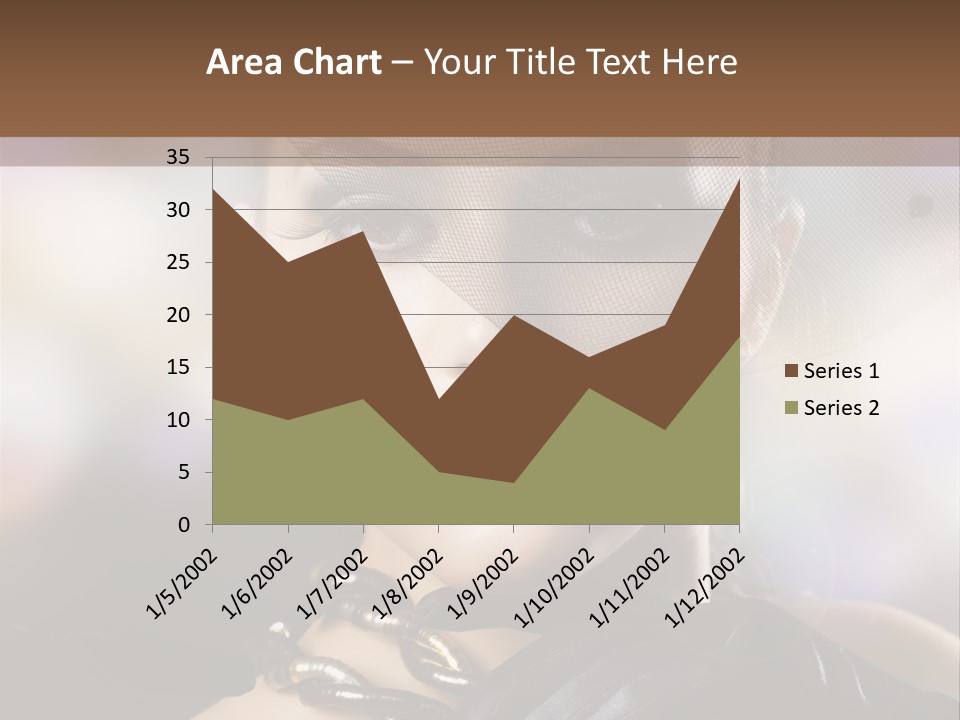 Bokeh Brunette Beautiful PowerPoint Template