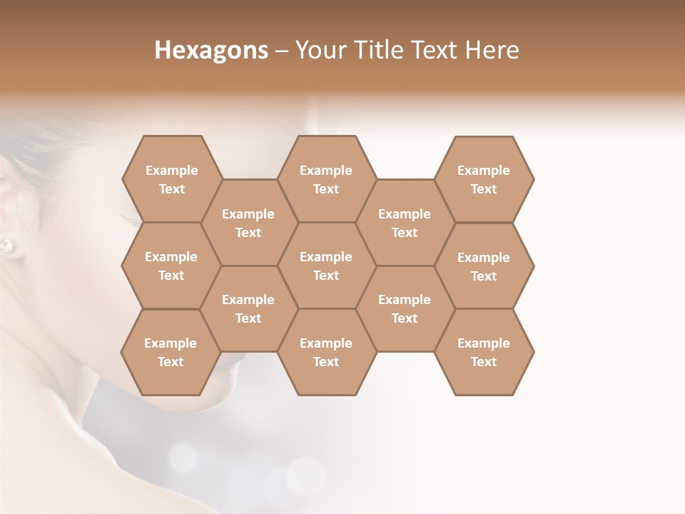 Professional White Brunette PowerPoint Template