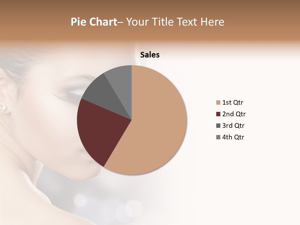 Professional White Brunette PowerPoint Template