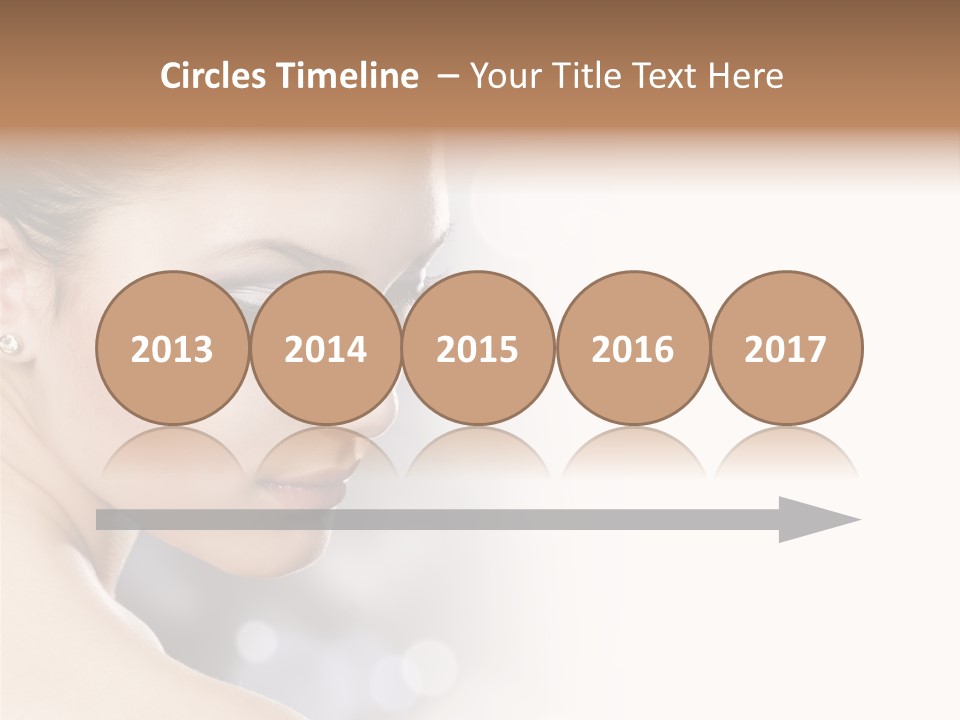 Professional White Brunette PowerPoint Template