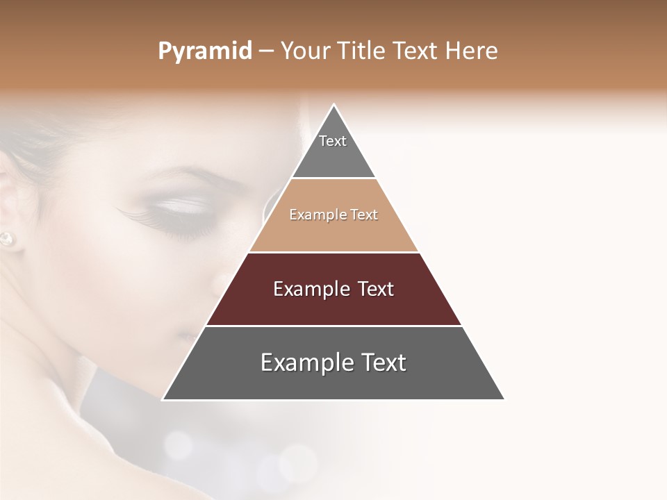 Professional White Brunette PowerPoint Template