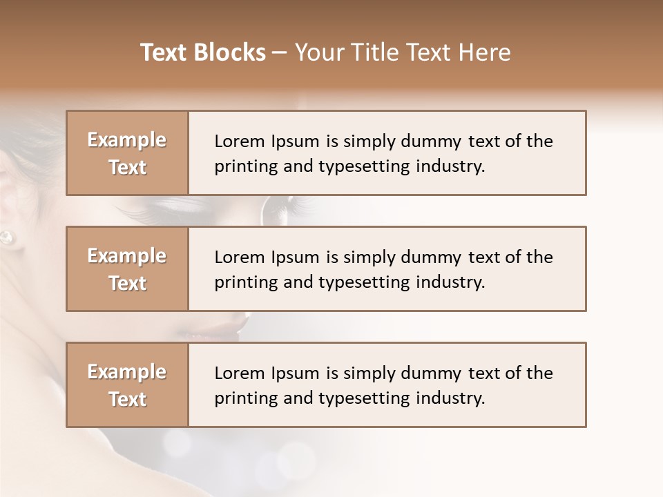 Professional White Brunette PowerPoint Template