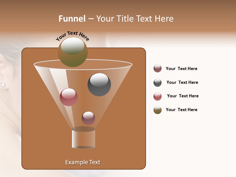 Professional White Brunette PowerPoint Template