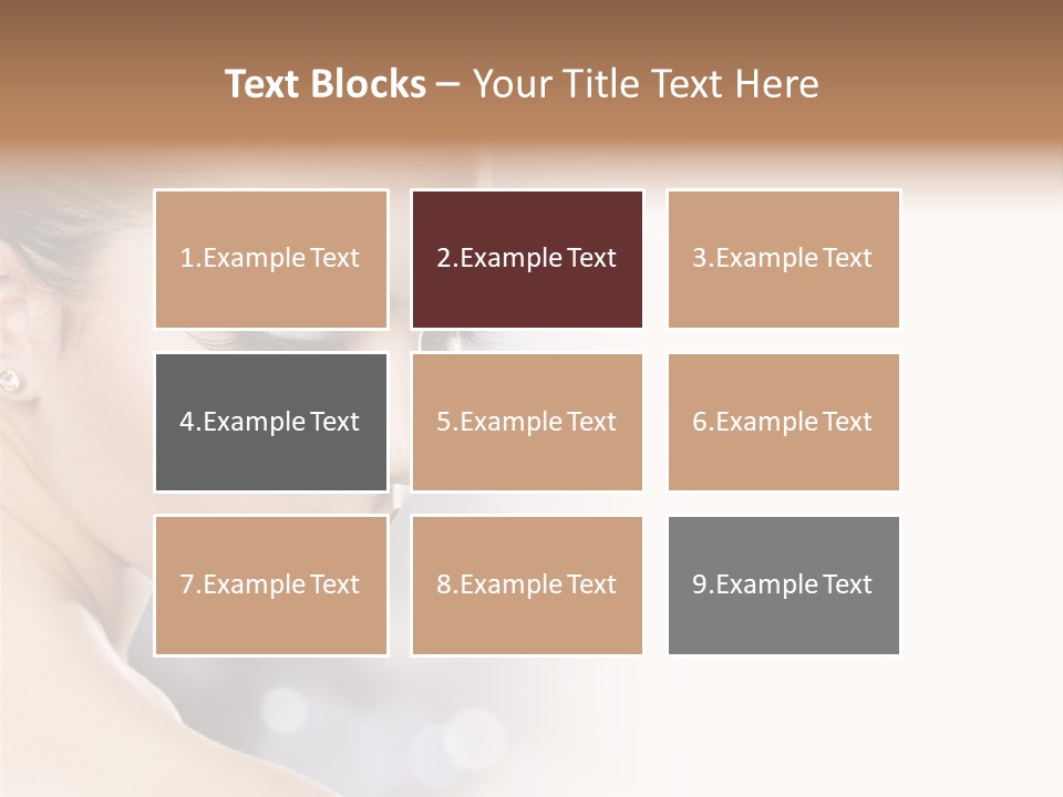 Professional White Brunette PowerPoint Template