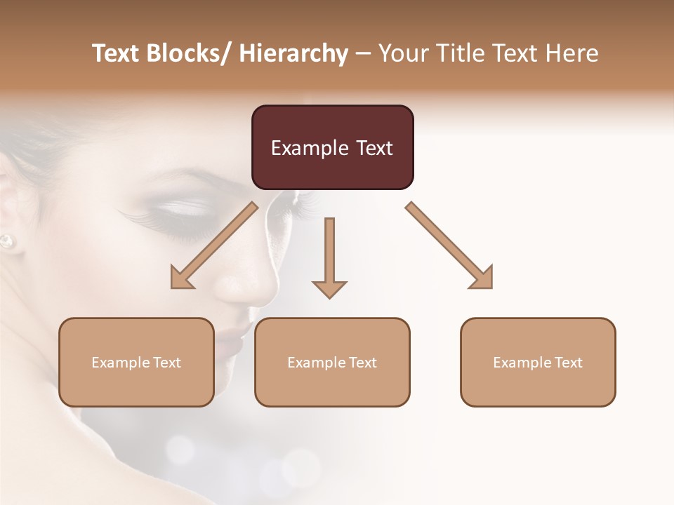 Professional White Brunette PowerPoint Template