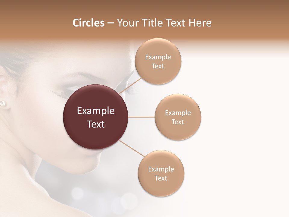 Professional White Brunette PowerPoint Template