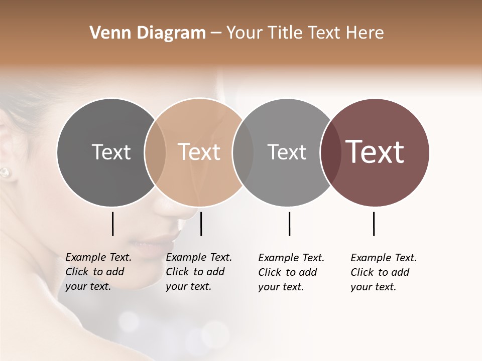 Professional White Brunette PowerPoint Template