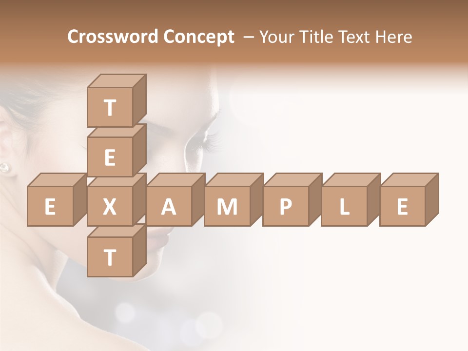 Professional White Brunette PowerPoint Template