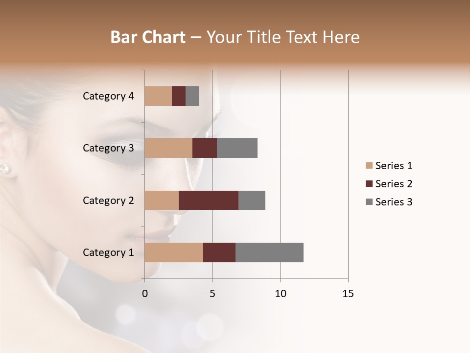 Professional White Brunette PowerPoint Template