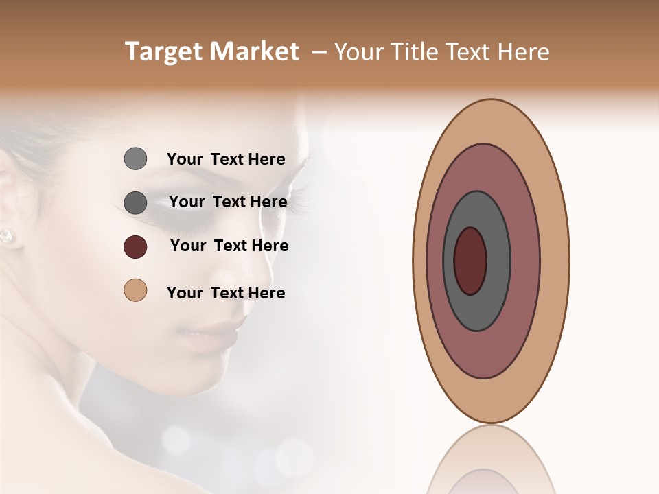 Professional White Brunette PowerPoint Template