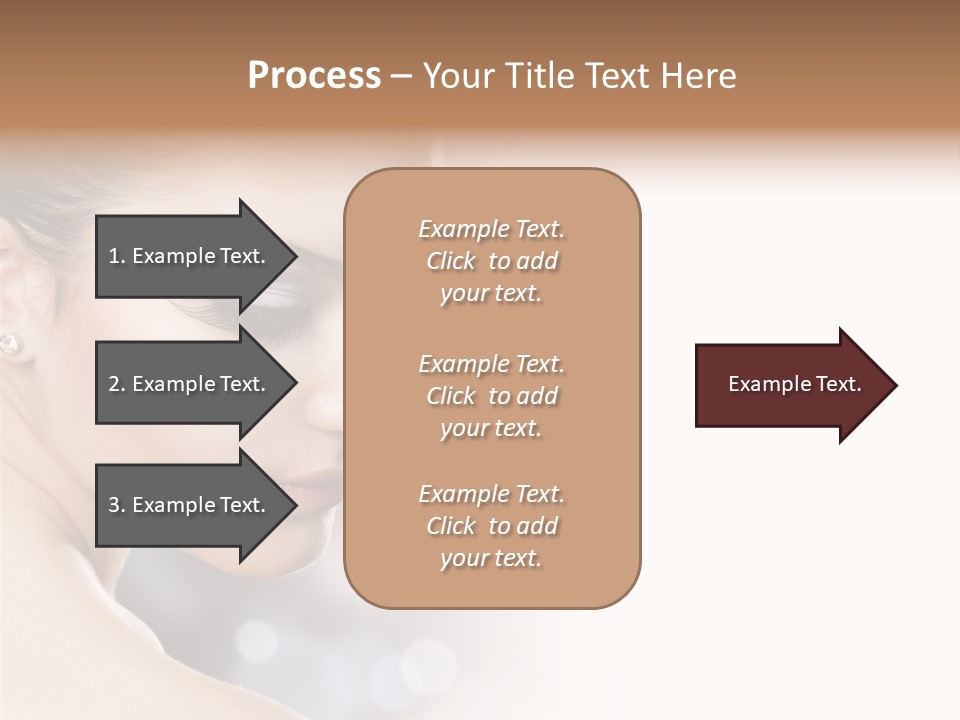 Professional White Brunette PowerPoint Template