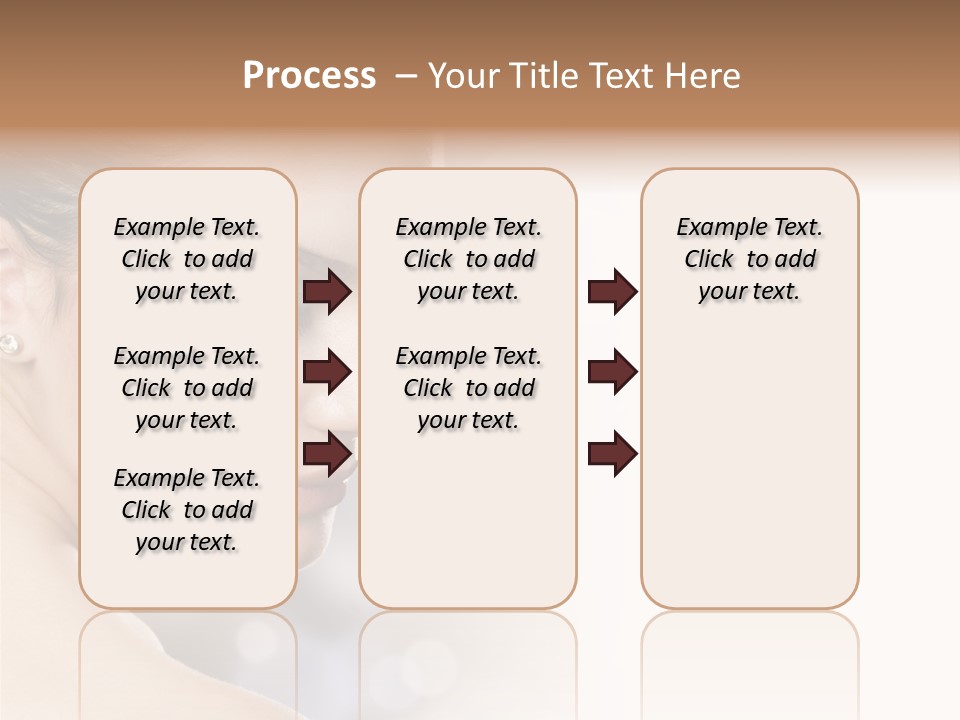 Professional White Brunette PowerPoint Template