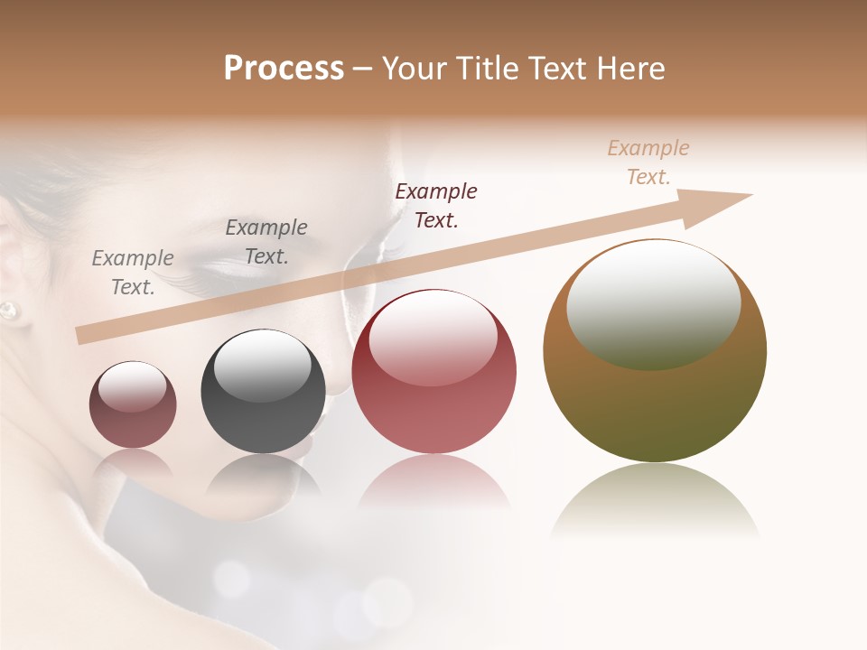 Professional White Brunette PowerPoint Template