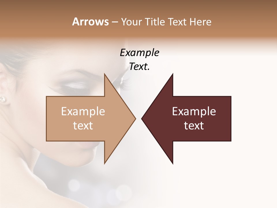 Professional White Brunette PowerPoint Template