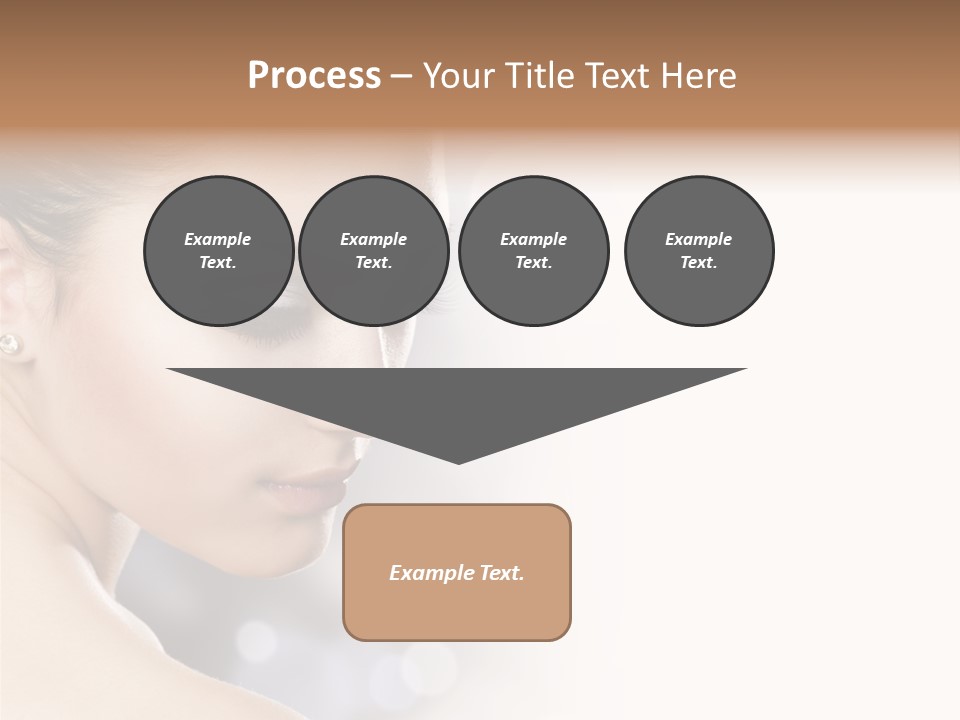 Professional White Brunette PowerPoint Template
