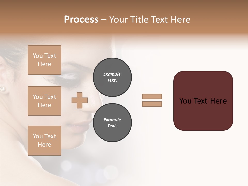 Professional White Brunette PowerPoint Template