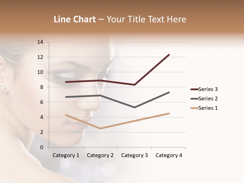 Professional White Brunette PowerPoint Template