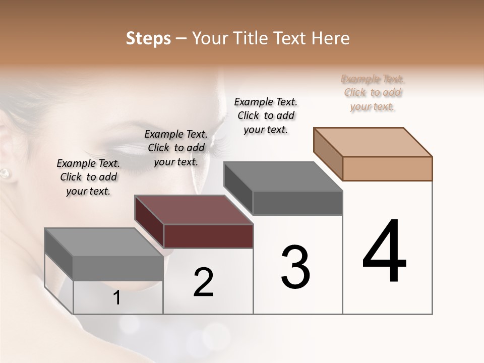 Professional White Brunette PowerPoint Template