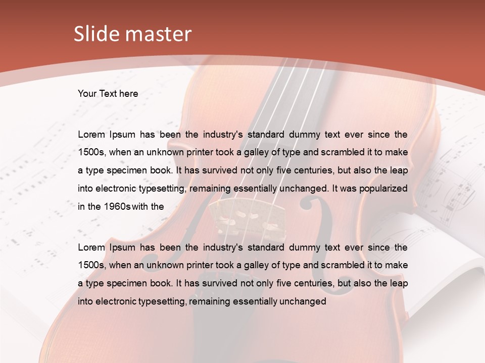 Music Sepia Web PowerPoint Template