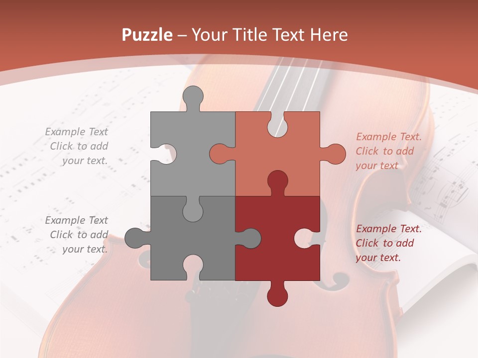 Music Sepia Web PowerPoint Template