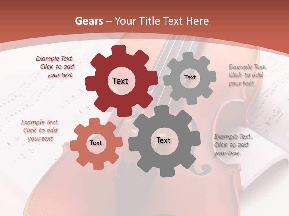 Music Sepia Web PowerPoint Template