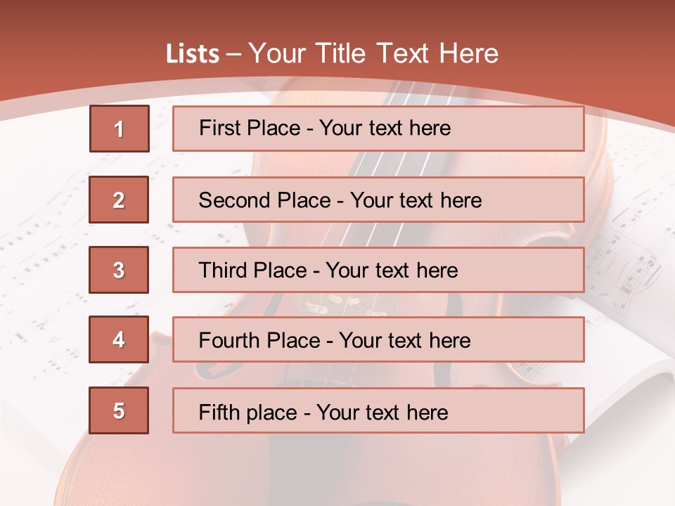 Music Sepia Web PowerPoint Template