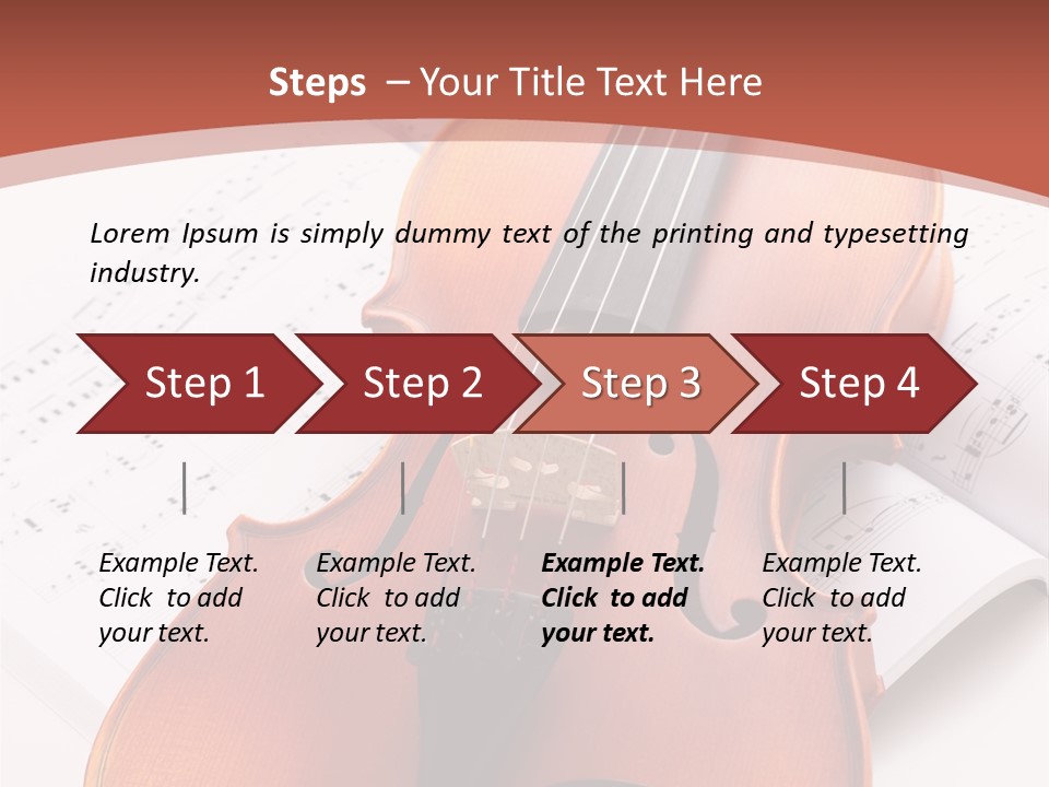 Music Sepia Web PowerPoint Template